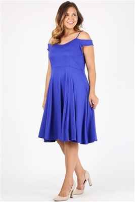 Plus size off the shoulder Dress 1048-X-SAMPLE