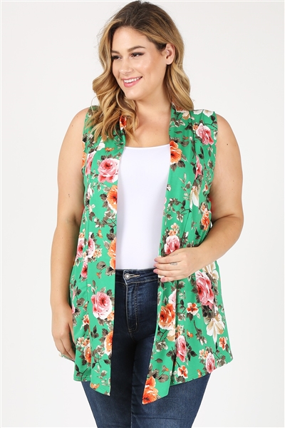 wholesale plus size cardigan vest