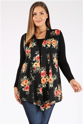 wholesale plus size cardigan vest