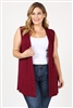 wholesale plus size cardigan vest