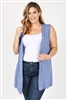 wholesale plus size cardigan vest