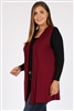 wholesale plus size cardigan vest