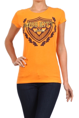 Wholesale Top C-107-ORANGE (6 pc)