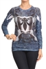 FLEUR DE LIS SUBLIMATION TOP CL-2324 (6 pc)