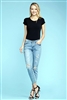 DISTRESSED LIGHT WASH DENIM CLA-15D-67 (12 pc)