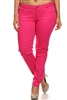 Plus Size Cotton Stretch Jeans COPB-Fushia (12 pc)