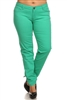 Plus Size Cotton Stretch Jeans COPB-GREEN (12 pc)