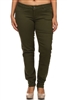 Plus Size Cotton Stretch Jeans COPB-Olive (12 pc)