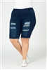 Wholesale plus size denim shorts