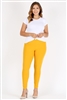 Plus Size High Waist Brushed Legging Pants DL-300B-MUSTARD (6 PC)