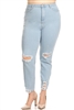 Plus size Cropped Skinny jeans JBBA-805 (6 PC)