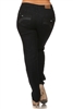 Wholesale jeans plus size LPSB-4015-Black