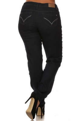 Wholesale jeans plus size LPSB-5006-Black