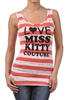 Juniors printed tank top MKCT-1002-SAMPLE