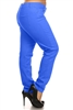 Plus Size Cotton Stretch Pants NSPB107-Royal