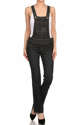 ladies wholesale denim overalls OP7509