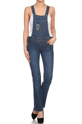 ladies wholesale denim overalls OP7510