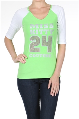 Wholesale Top P-3010-Lime