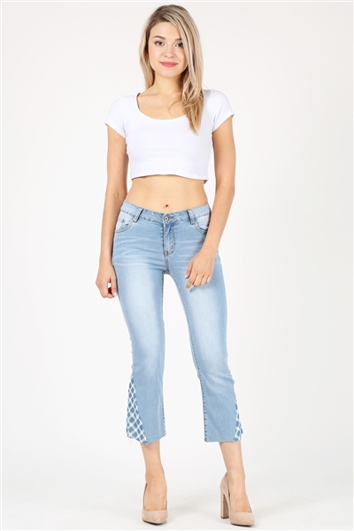 wholesale Cropped denim jeans - Urban Chick