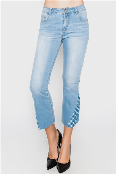 wholesale Cropped denim jeans - Urban Chick