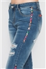 wholesale Cropped denim jeans - Urban Chick