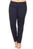 Plus Size Cotton Stretch Pant PK-226-Navy