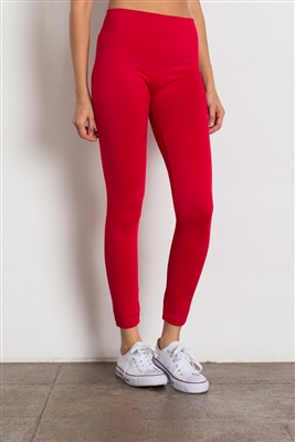 Fleece Leggings-SG-L06-Red