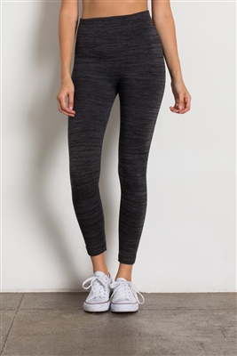 Fleece Leggings-SG-L07-Dark Grey