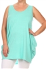 Sleeveless Basic solid dresses SLD-2005X-Mint