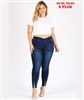 Extended plus size 4X/5X-5X/6X Jeggings TSP003-MD-BL(6 PC)