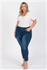 wholesale plus size denim jeggings