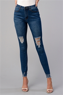 American Blue - Distressed skinny denim Jeans VTR-006 (12PC)