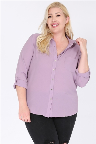 Plus size koshibo blouse tops