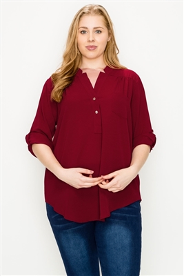 Plus size koshibo tops